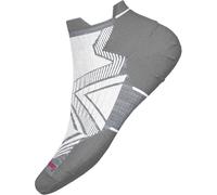 Smartwool Chaussettes Run Targeted Cushion Low Ankle Laine mérinos Femme Lightgreywhite S (34-37)