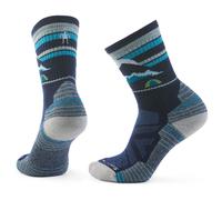 Chaussettes femme Smartwool W Hike Light Cushion Mountain Moon Crew Taille de chaussures: 38-41 / Couleur: bleu