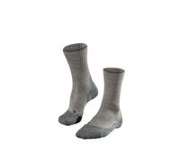 FALKE TK2 Explore Wool W SO laine épaisses anti-ampoule 1 paire, Chaussettes de randonnée Femme, Beige (Kitt Mouline 4310), 37-38