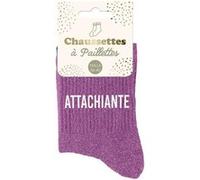 STC Chaussettes paillettes attachiante