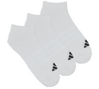 Adidas Chaussettes basses THIN&LIGHT ESSENTIALS Mixte – Lot 3 paires – Blanc/Blanc/Noir – 42-45