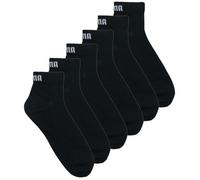 Chaussettes hommes Puma QUARTER PLAIN ECOM Pack de 6 Noir 39 / 42