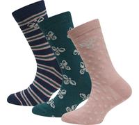 Chaussettes fille Hummel Alfie (x3) Violet 28/31