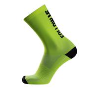 Chaussettes Follow Me noir/jaune néon S-M
