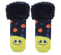 Chaussettes Fourrées Enfant Vert 1/8 Ans Marine 22/23
