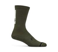 Chaussettes Fox 8 Defend Olive Green XS/S