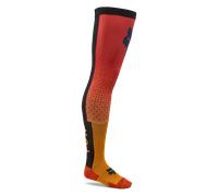FOX Flexair Fracture KB Chaussettes de motocross, rouge-orange, taille L pour homme