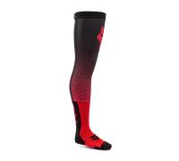 FOX Flexair Fracture KB Chaussettes de motocross, noir-rouge, taille M pour homme