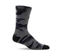 Fox Racing Fox Camo Crew Sock Chaussettes, Camouflage Noir, XL Mixte