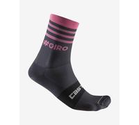 Chaussettes Giro d'Italia 2024 Stripe 13 cm gris foncé rose - XXL