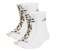 Chaussettes graphique adidas Leo (x3) Beige 46/48