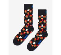 Happy Socks Chaussettes Hamburger – noir, rouge et bleu foncé – Taille 36-40
