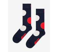 Chaussettes Happy Socks Jumbo Dot noir rouge blanc - 41-46