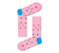 Happy Socks Palm Sock, coloré et joyeux, chaussettes pour homme et femme, rose/bleu, Rose - bleu, 36-40