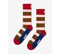 Chaussettes Happy Socks Stripe rouge blanc crème vert - 41-46