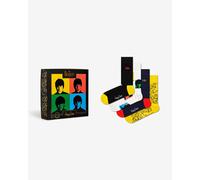 Chaussettes Happy Socks The Beatles jaune noir blanc (4 paires) - 41-46
