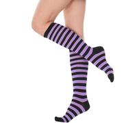 Chaussettes Hautes À Rayures Chaussettes Longues À Tube Bas Athlétiques