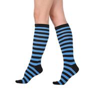 Chaussettes Hautes À Rayures Chaussettes Longues À Tube Bas Athlétiques