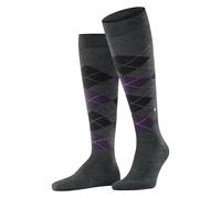 Burlington Hommes Edinburgh Mi-bas Opaque Laine Vierge, Fibre artificielle