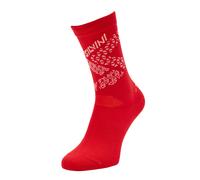 Chaussettes hautes de cyclisme Silvini Bardiga rose rubis 39-41