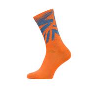 Chaussettes hautes de cyclisme Silvini Nereto orange-bleu 36-38