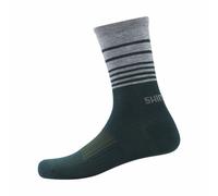 Chaussettes hautes en laine Shimano Original Vert