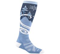 Chaussettes hautes femme Darn Tough Swirlwind Otc Taille de chaussures: 41-42,5 / Couleur: noir