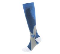Chaussettes hautes pour femme au genou Jambières Guêtres College Socks de compression rétro le sport, la course, les voyages