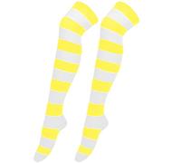 Chaussettes hautes pour femme Montantes Over Knee Thigh College Socks bas longs de fête Halloween EntraîNement Sportif