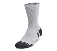 Under Armour – Chaussettes Performance Tech Crew – 6 paires – Noir/Gris – EU 36 1/2-42