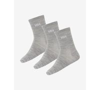Chaussettes Helly Hansen K Merino Wool Basic gris chiné enfant (3 paires) - 32-35