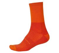 Endura Chaussettes Baabaa Merino – orange intense – S-M