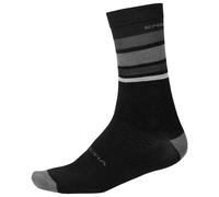 Chaussettes hiver BaaBaa Merino Stripe noir