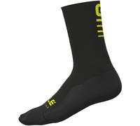 Chaussettes Alé Strada 2.0 noir intense jaune fluo - S