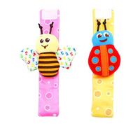 Chaussettes Hochet - Hochets À Main, Hochets De Poignet Pour | Foot Finder Hochet Chaussette Ensemble De Jouets, Dessin Animé Mignon Apprentissage Jouet Cadeau D'anniversaire