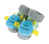 Chaussettes hochet Stephan Baby Monstres bleus pour b b de 3 12 mois