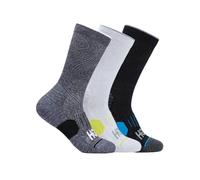 HOKA ONE ONE Chaussettes de running Crew – Lot de 3 – Mixte Noir Taille 38-42 Modèle 2026