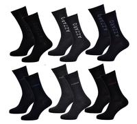 Chaussettes Homme Azzaro Confort Et Qualité -Assortiment Modèles Photos Selon Arrivages- Pack De 6 Paires Azzaro Texte