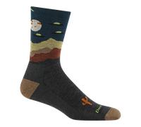 Chaussettes homme Darn Tough Spaced Out Micro Crew Lightweight charbon de bois XL