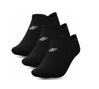Chaussettes homme en coton noir 4F M275, lot de 3 paires