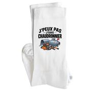 Chaussettes Homme Femme Chaudronnier J'peux pas | Coton Pointe Renforcée Talon Sans Couture 36-40 à 41-45 | Sport Ville Bureau | Idée Cadeau Métallurgie Secret Santa Noël