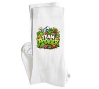 Chaussettes Homme Femme Team potager | modèle 1 | Coton Pointe Renforcée Talon Sans Couture 36-40 à 41-45 | Sport Ville Bureau | Idée Cadeau Jardinier Jardinière Secret Santa Noël