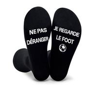Chaussettes Homme Humour 43-46, Chaussettes Rigolotes Noires Coton