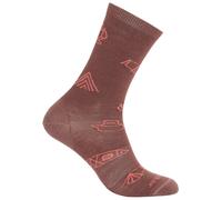Chaussettes homme Icebreaker M Mer Lifestyle Ultralight Crew Camp Ess Taille de chaussures: 42-44 / Couleur: brun