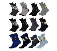 Chaussettes Homme Licence Pack De 12 Paires Surprise Pack 12 Moi Moche Et Mechant