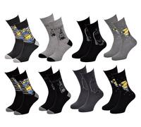 Chaussettes Homme Moi,Moche Et Méchant En Coton -Assortiment Modèles Photos Selon Arrivages- Pack De 4 Paires