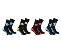 Chaussettes Homme Monsieur Madame En Coton -Assortiment Modèles Photos Selon Arrivages- Pack De 4 Paires