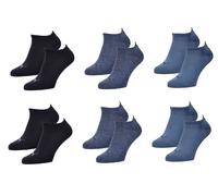 Chaussettes Homme Sport Socquettes Sneaker Tige Courte Pack De 6 Paires Denim Blue 039 Sneaker