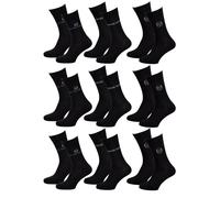 Chaussettes Homme Ville Sergio Tacchini Pack De 9 Paires 0687 Noir