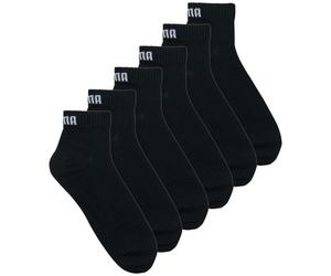 Chaussettes hommes Puma QUARTER PLAIN ECOM Pack de 6 Noir 39 / 42